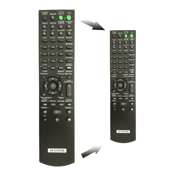 Remote Control For Sony AV System 7.2 Theater STR-DH810, STR-DN1030RM, RM-AAP078
