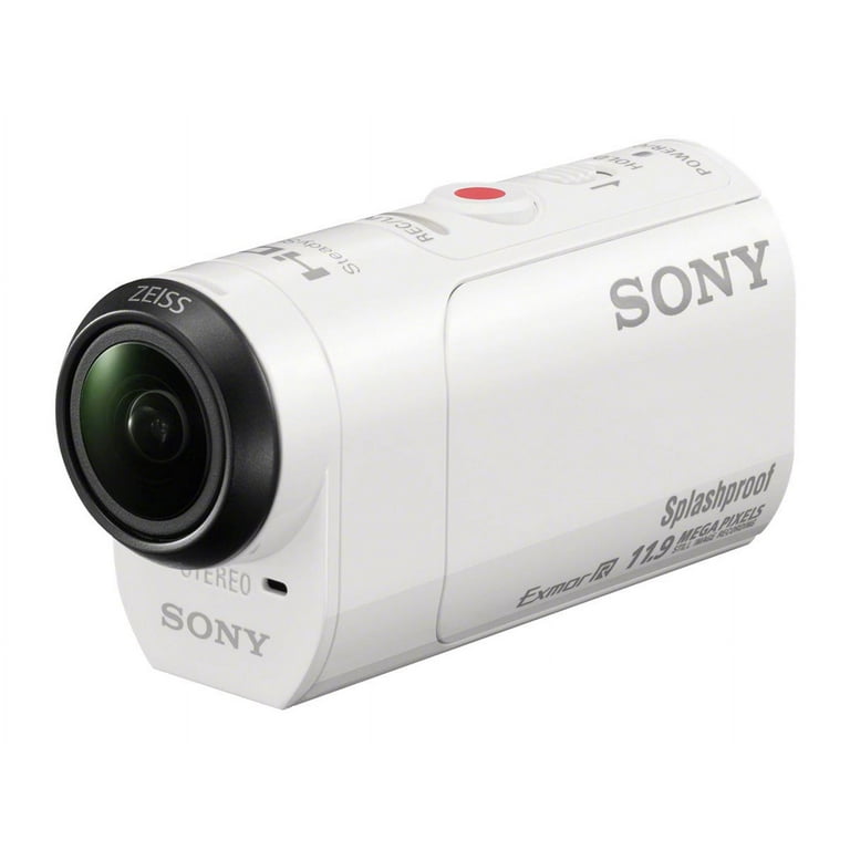 Sony Action Cam Mini HDR-AZ1 - Action camera - 1080p - 16.8 MP - Carl Zeiss  - Wi-Fi, NFC - underwater up to 9.8 ft - white 