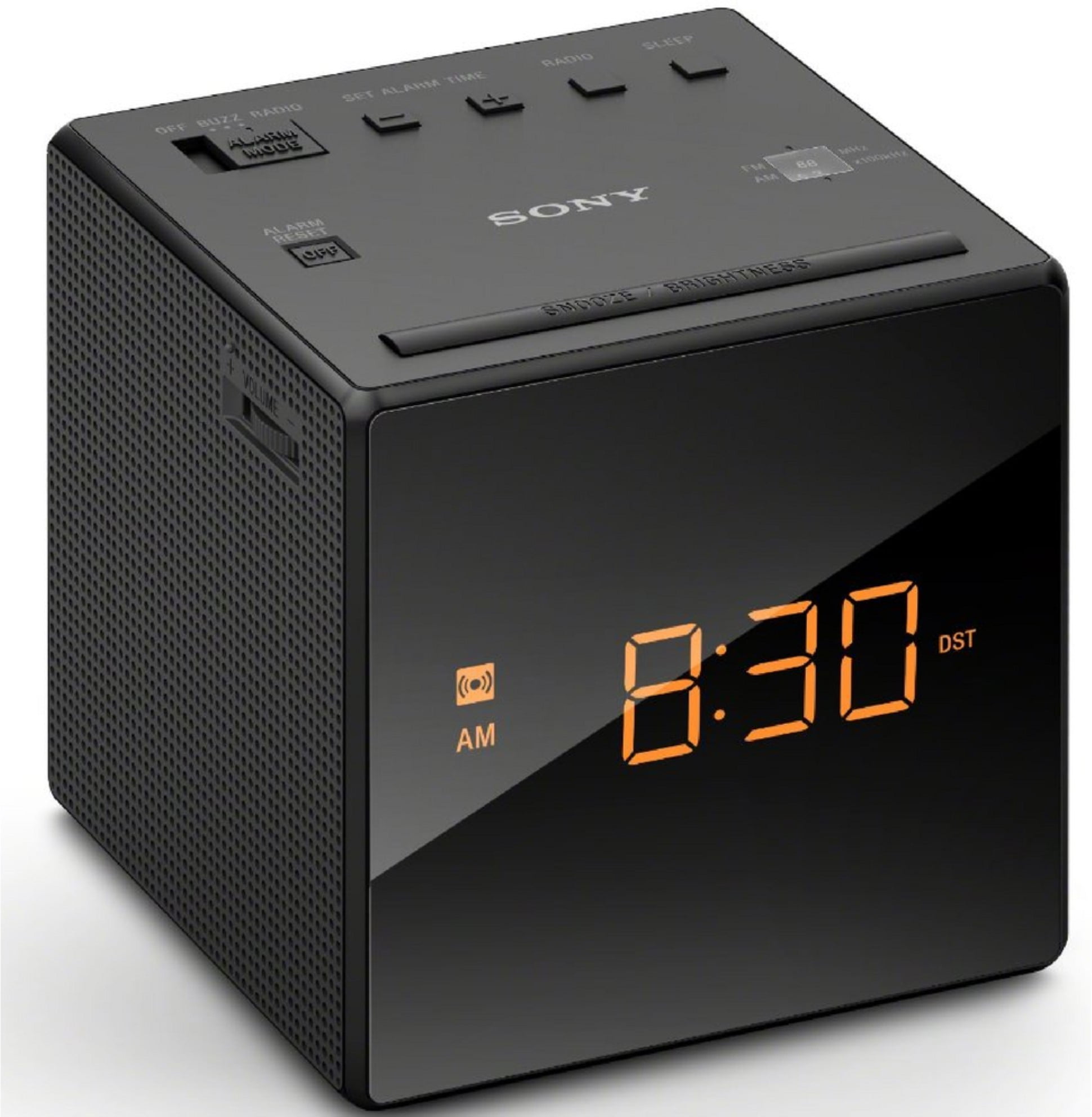 Sony Alarm Clock Radio, Black [ICFC1] 1 ea