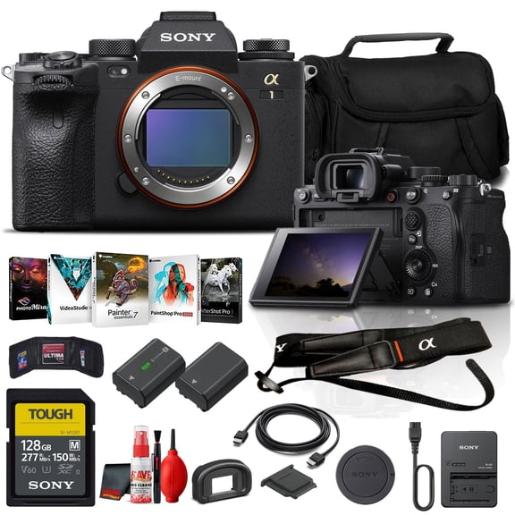 Sony Alpha 1 Mirrorless Digital Camera (Body Only) (ILCE-1/B) Bundle (International Model)