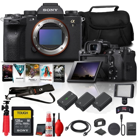 Sony Alpha 1 Mirrorless Digital Camera (Body Only) (ILCE-1/B) Bundle (International Model)