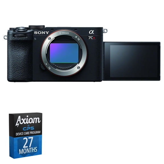 Sony Alpha 7CR Full-frame Digital Hybrid Camera (Black) + 27-Month Axiom Care