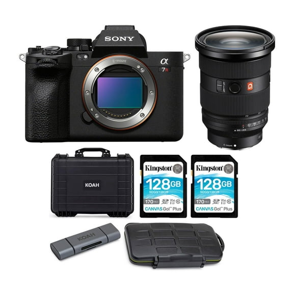 Sony Alpha 7R V Full-Frame Mirrorless Lens Camera Body with SD Cards Bundle