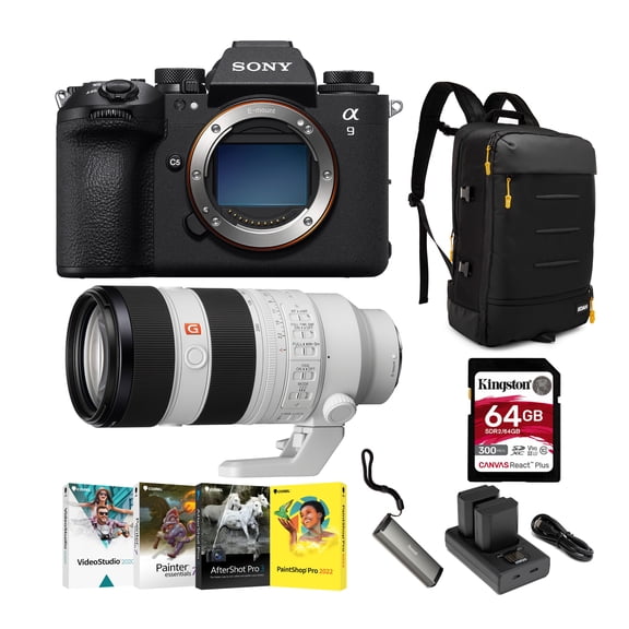 Sony Alpha 9 III Full Frame Mirrorless Camera with FE 70 200mm f/2.8 GM OSS II Telephoto Lens Bundle Kit