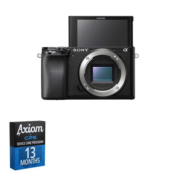 Sony Alpha A6100 Mirrorless Camera - Body Only + 13-Month Axiom Care