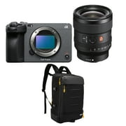 Sony Alpha FX3 Cinema Line Full-frame Camera Body Only with Sony Alpha FE 24mm f/1.4 GM Lens bundle