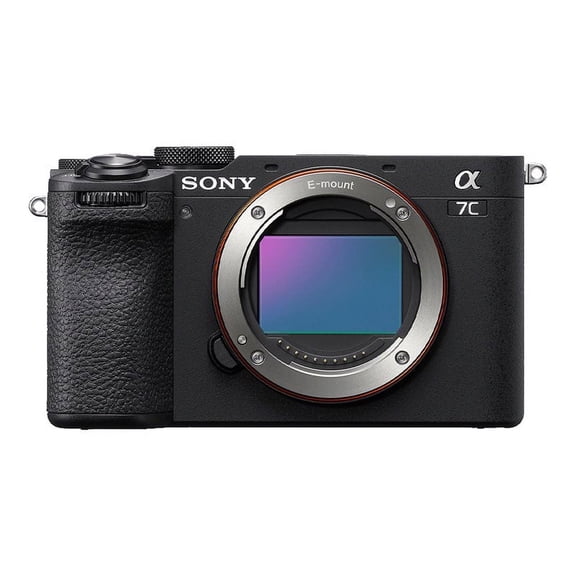 Sony a7C II Full Frame Mirrorless Interchangeable Lens Camera Body Black ILCE-7CM2/B