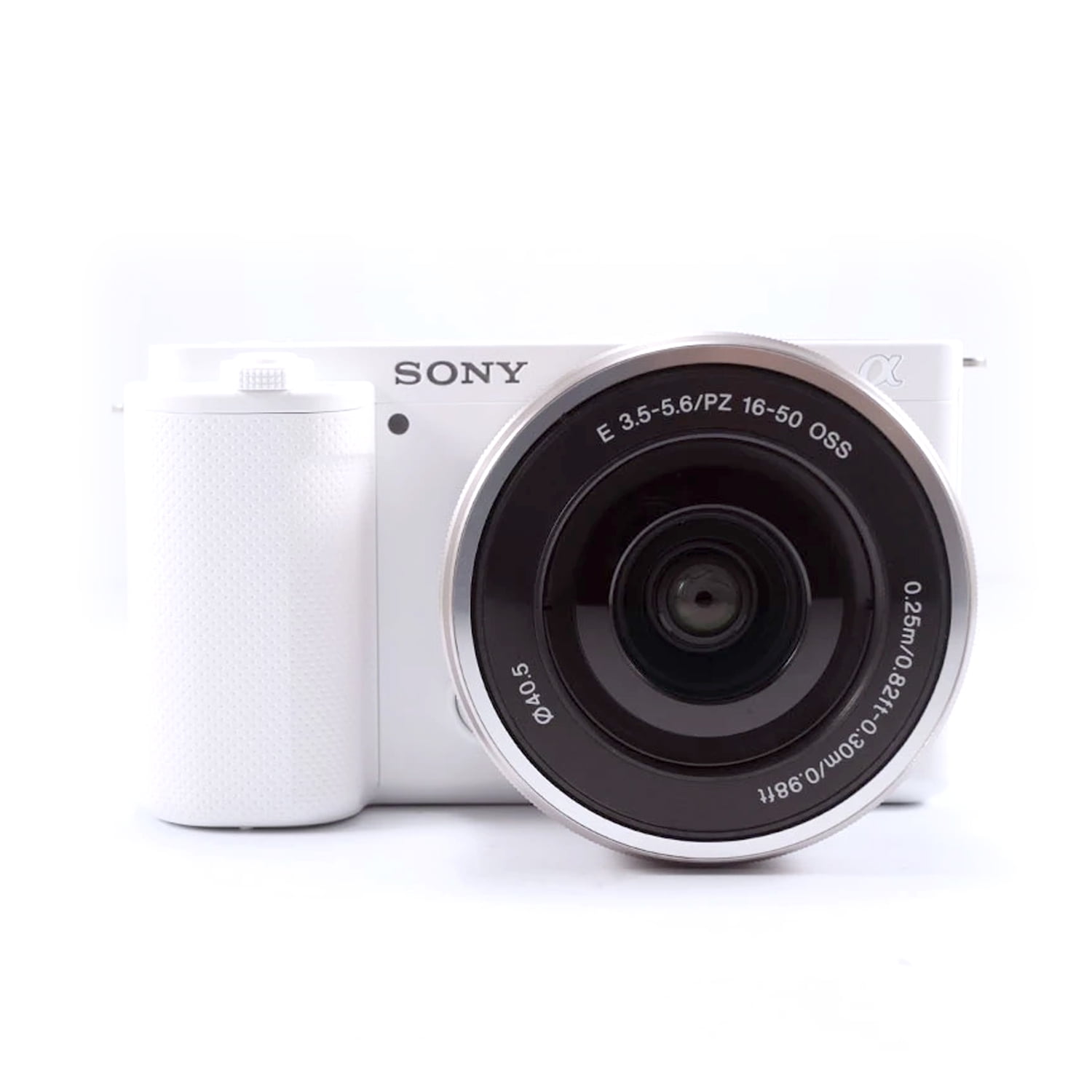  Sony ZV-E10 Mirrorless Alpha APS-C Interchangeable Lens Vlog  Camera Body ILCZV-E10/W White Bundle with Deco Gear Photography Case +  Photo Video Software + Compact Tripod & Accessories Kit : Electronics