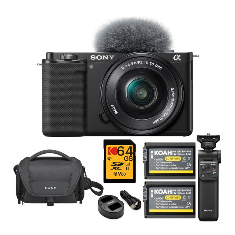 Sony Alpha ZV-E10 DSLR Digital Video APS-C 16-50mm Lens Vlog