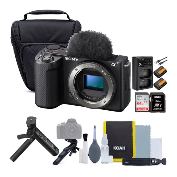 Sony Alpha ZV-E10 II APS-C Vlog Camera Body Content Creator's Bundle