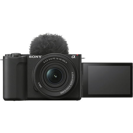Sony - Alpha ZVE10 II: APS-C Content Creators’ Camera Kit - Black