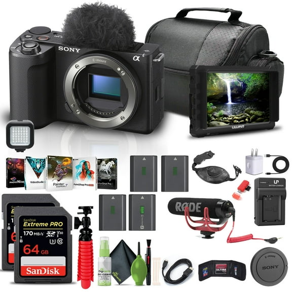 Sony Alpha ZV-E10 II Mirrorless Camera Body Creator Bundle (International Model)