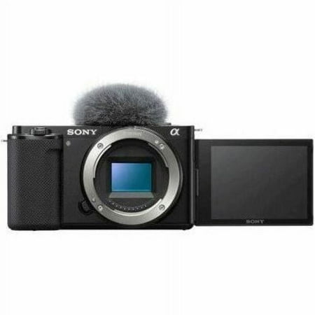 Sony - Alpha ZV-E10 Kit Mirrorless Vlog Camera with 16-50mm Lens - Black