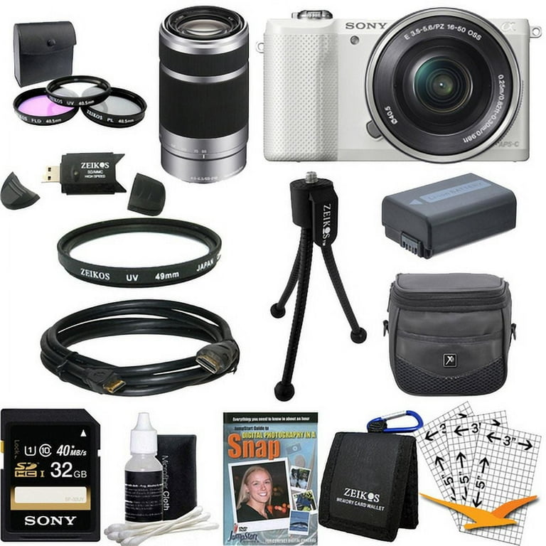 Sony Alpha a5000 ILCE-5000L/W ILCE5000LW ILCE5000 20.1 MP SLR