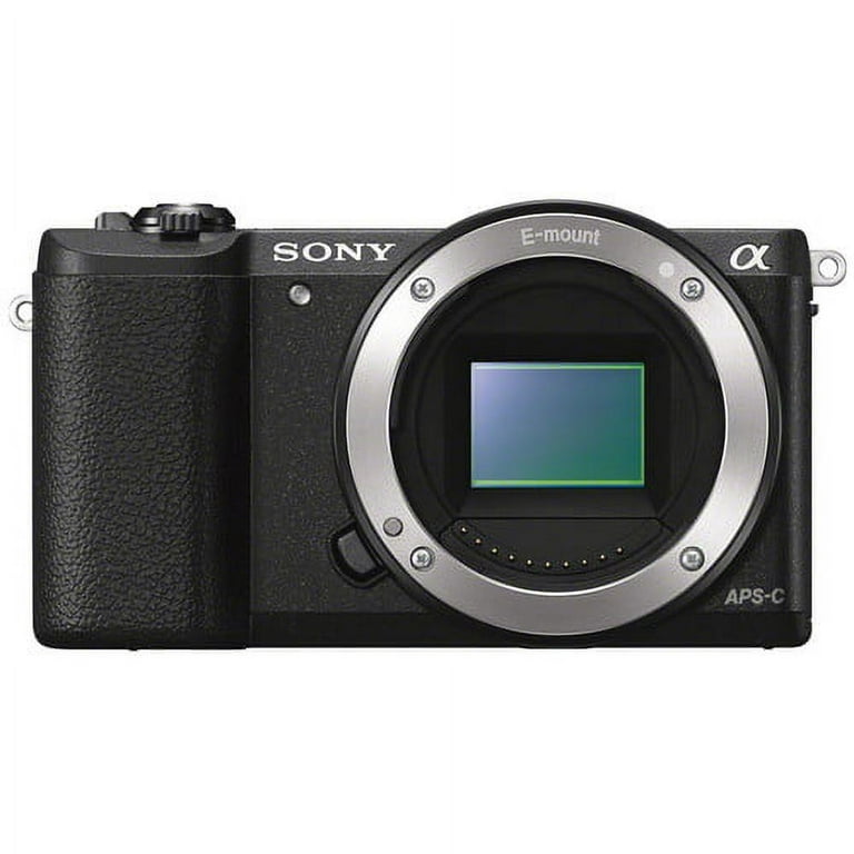Sony Alpha a5100 Mirrorless Camera - Black (Body only) - Walmart.com