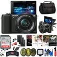 thumbnail image 1 of Sony Alpha a5100 Mirrorless Digital Camera with 16-50mm Lens + Filter Kit + More, 1 of 7