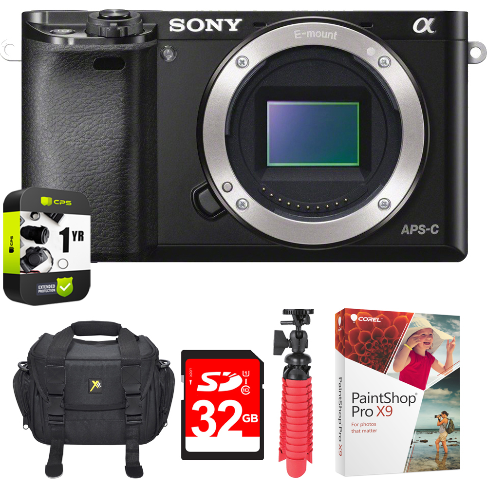 Sony Alpha a6000 24.3MP Interchangeable Lens Camera ILCE6000/B
