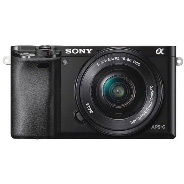 Sony Alpha a6000 Mirrorless Camera with 16-50mm Lens, Black