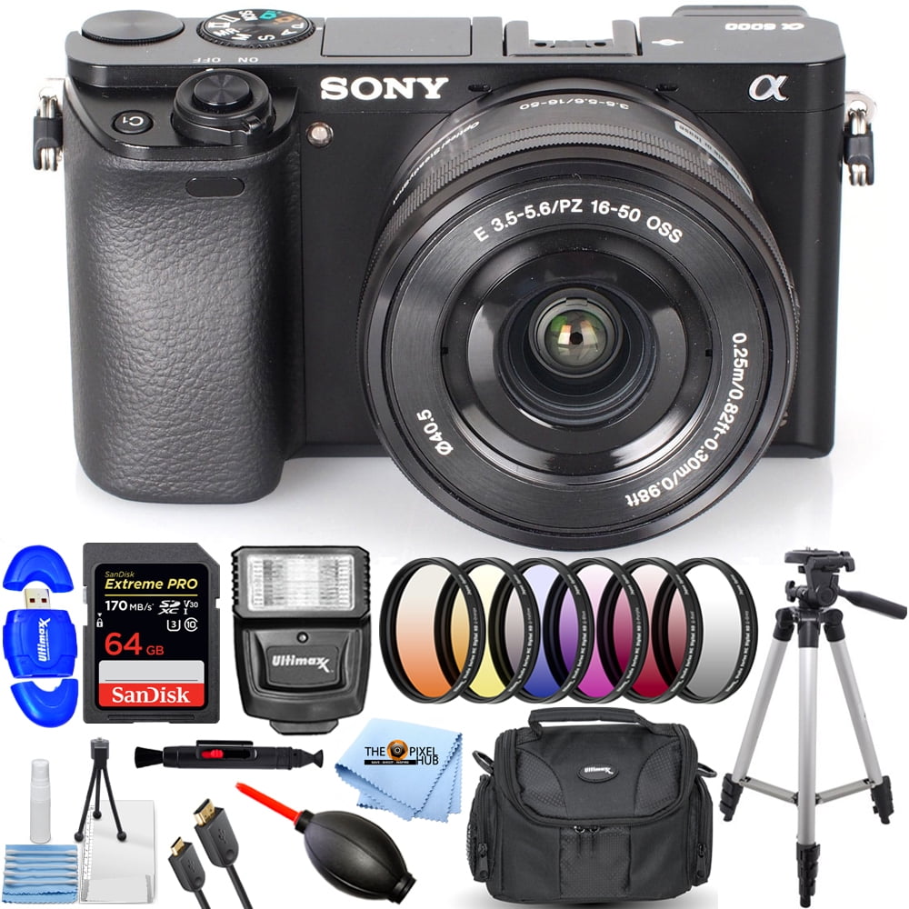 Sony Alpha a6000 Mirrorless Camera with 16-50mm Lens Kuwait Ubuy - Main Image