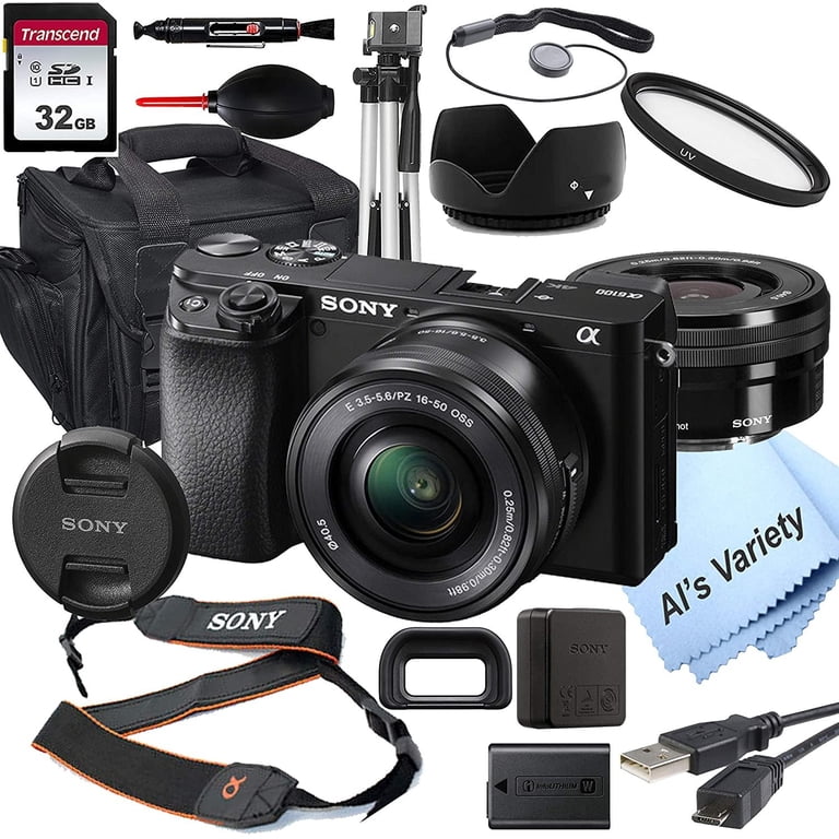 Sony α6100 Kit Sony Alpha a6100 Mirrorless Digital Camera Kit with 16-50mm Lens