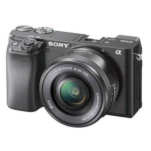 Sony Alpha a6100 Mirrorless Digital Camera with 1650mm Lenses