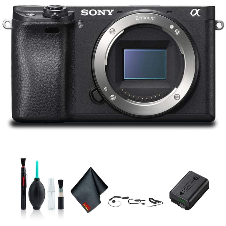 Sony Alpha a6300 Mirrorless Camera Black ILCE6300/B Starter Kit 