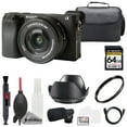 thumbnail image 1 of Sony Alpha a6400 + 16-50mm Lens + Mic + 64GB + Bag- Basic Kit (International Version), 1 of 10