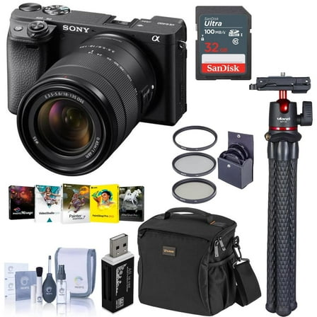 Sony Alpha a6400 24.2MP Mirrorless Camera with 16-50mm f/3.5-5.6 OSS Lens
