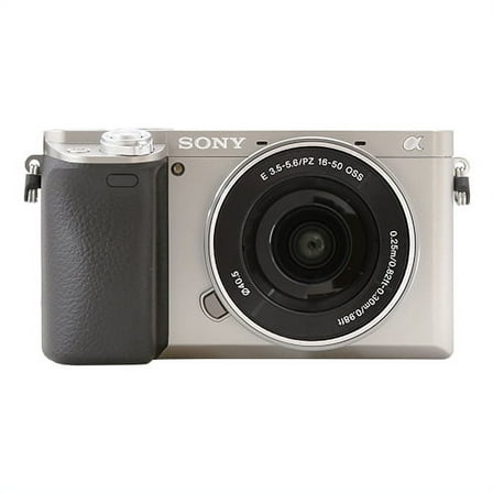 Sony Alpha a6400 Mirrorless 24.2MP 4K Digital Camera with 16-50mm Lens Silver