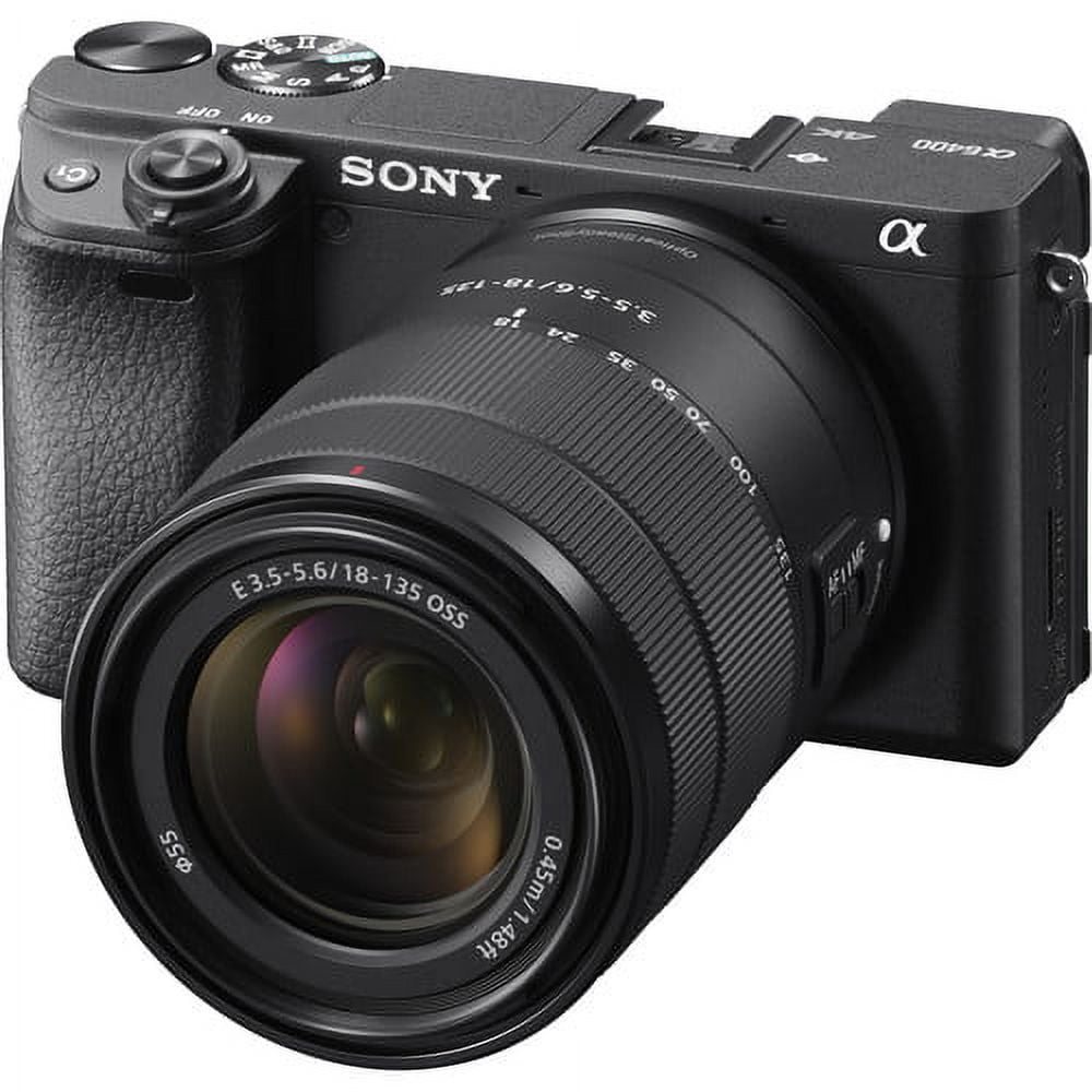 SONY α6400 ILCE-6400M(B) Sony Alpha a6400 Mirrorless Digital Camera with 18-135mm Lens