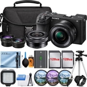 Sony Alpha a6700 26MP Mirrorless Camera with 16-50mm f/3.5-5.6 OSS Lens Large 128GB International Model