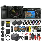 Sony Alpha a6700 Mirrorless Camera, 26 MP Sensor, 4K Video, and Vlog Friendly Functions with 18-135mm Lens (ILCE-6700M/B) + 64GB Memory Card + Filter Kit + NP-FZ100 Compatible Battery + More