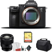 Sony Alpha a7 III Full Frame Mirrorless Digital Camera with Sony FE 85mm F/1.8 Lens & More - Bundle KitInternational Model