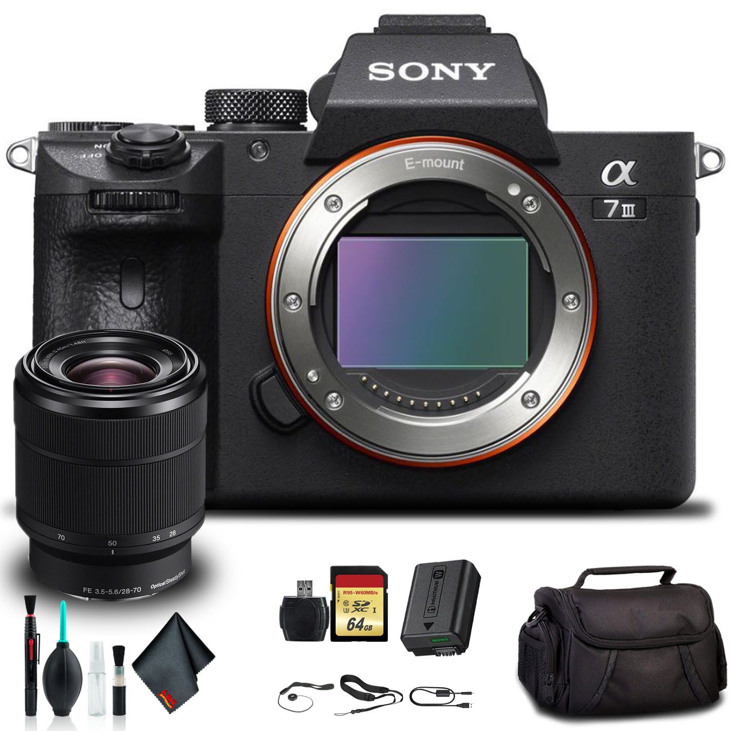 Sony Alpha a7 III Mirrorless Camera with 28-70mm Lens (ILCE7M3K/B