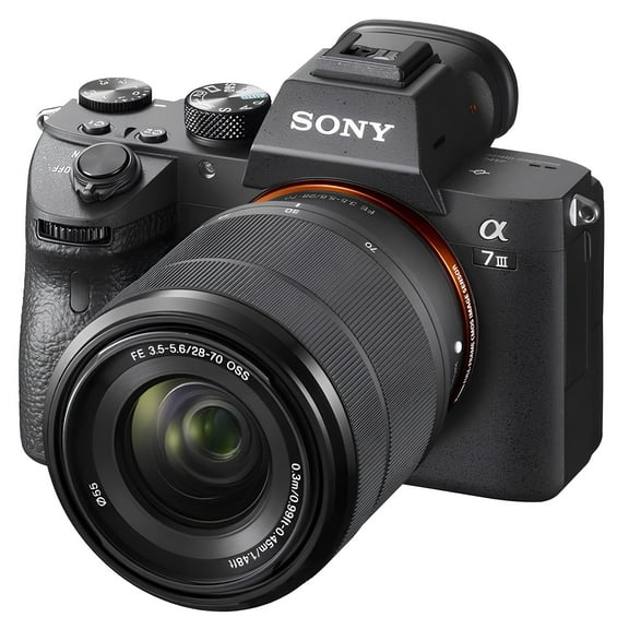 Sony Alpha a7 III Mirrorless Digital Camera with 28-70mm Lens ILCE7M3K/B (Sold without manufacturer warranty)