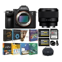 Sony Alpha a7 III Mirrorless Digital Camera with 50mm Lens and Accessory Bundle