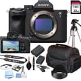 thumbnail image 1 of Sony Alpha a7 IV Full-frame Mirrorless Interchangeable Lens Camera,Body Ony + 32GB Card, Tripod, Case, and More 20pc Bundle-(International Model), 1 of 8
