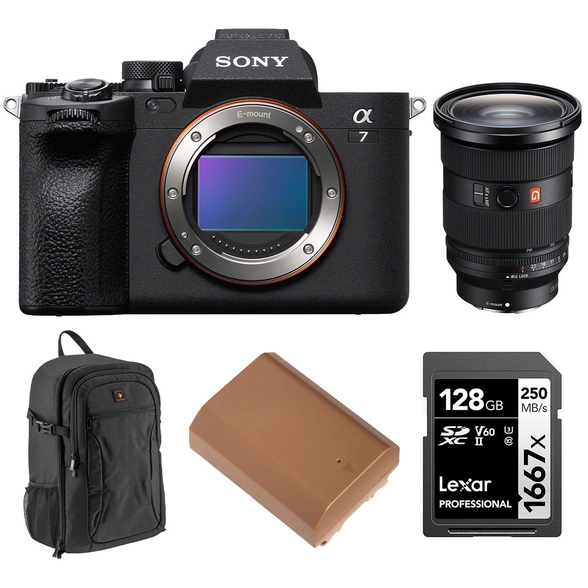 Sony Alpha a7 IV Mirrorless Camera with FE 24-70mm f/2.8 GM II Lens ...