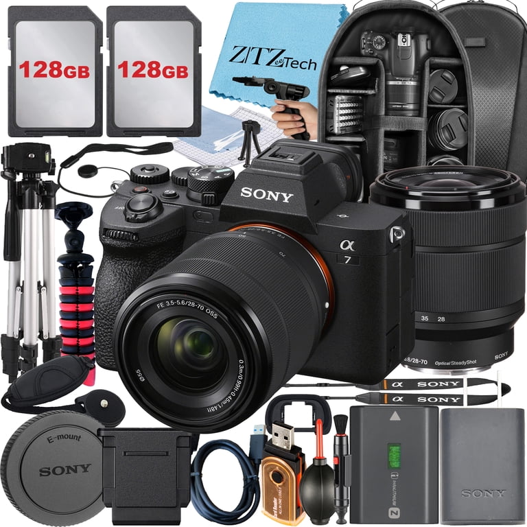 Sony Alpha a7 IV Mirrorless Professional Camera Kit, 28-70mm Lens