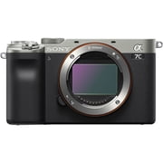 Sony Alpha a7C Mirrorless Digital Camera Body Only, Silver - ILCE7C/S