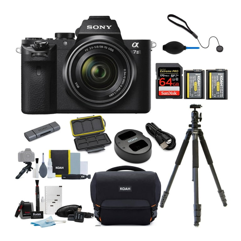 Sony Alpha a7II DSLR Full Frame Mirrorless Digital Camera with 28