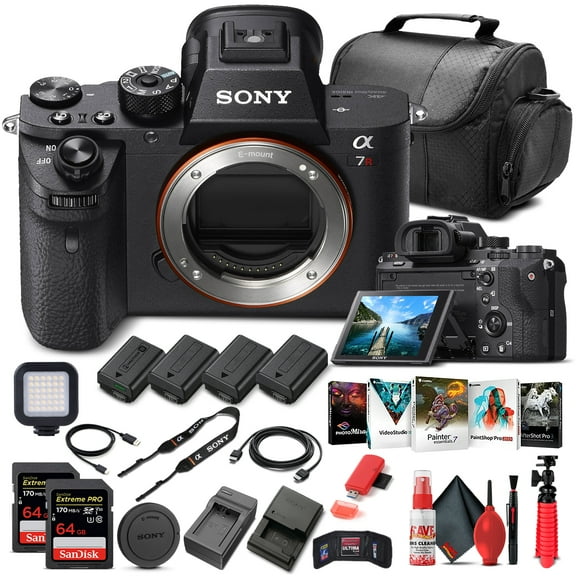 Sony Alpha a7R II Mirrorless Camera Body Only ILCE7RM2/B - Pro Bundle(International Model)