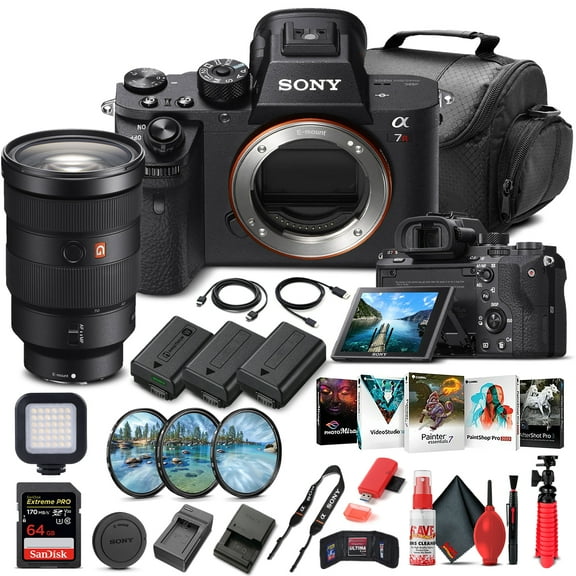 Sony Alpha a7R II Mirrorless Camera W/ Sony FE 24-70mm Lens - Advanced Bundle(International Model)