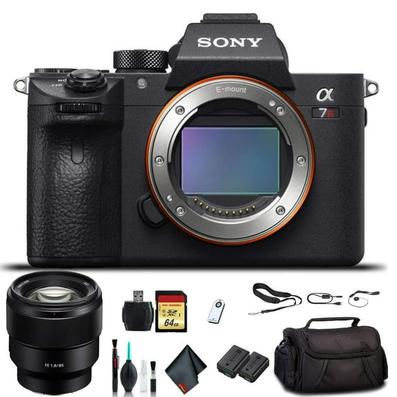 Sony Alpha a7R III Mirrorless Camera with Sony FE 24-70mm Lens, 42.4MP Bundle + 64GB Card (International Model)