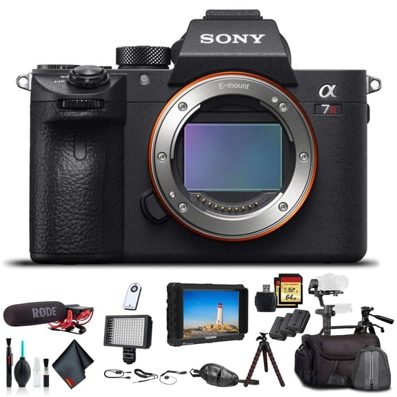 Sony Alpha a7R III Mirrorless Camera ILCE7RM3/B with Soft Bag, Zhiyun-Tech WEEBILL Stabilizer, 2x Extra Batteries and More(International Model)