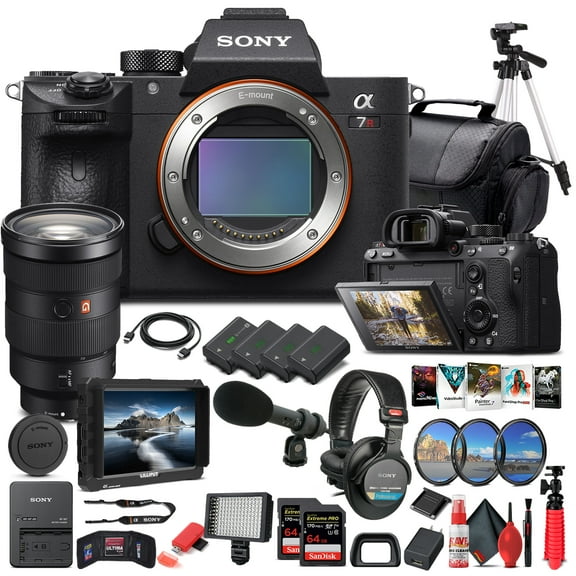 Sony Alpha a7R III Mirrorless Camera W/ Sony FE 24-70mm Lens - Pro Bundle(International Model)