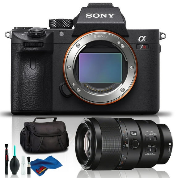 Sony Alpha a7R III Full-Frame Mirrorless Digital Camera with 90mm Prime Lens Standard Kit for High-Resolution Imaging (International Model)