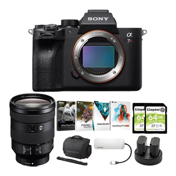 Sony Alpha a7R IV A Mirrorless Digital Camera Body with 24-105mm f/4 Lens Bundle
