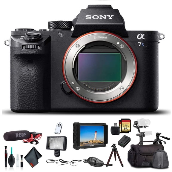 Sony Alpha a7S II Mirrorless Camera + Zhiyun WEEBILL Stabilizer & Bundle (International Model)