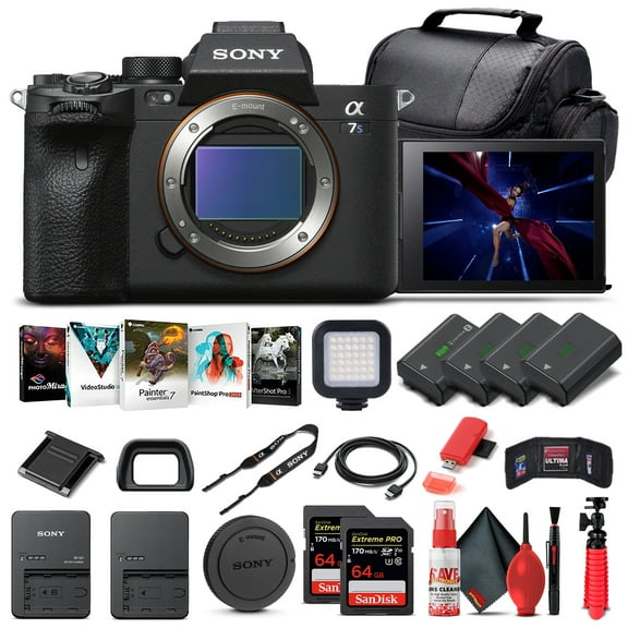 Sony Alpha a7S III Mirrorless Camera Body Only ILCE7SM3/B - Pro Bundle(International Model)